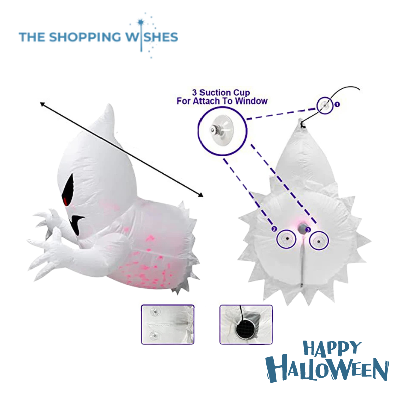 Halloween Inflatable Ghost Horror Window