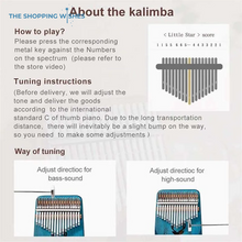 Load image into Gallery viewer, Kalimba Thumb Piano 17 Keys

