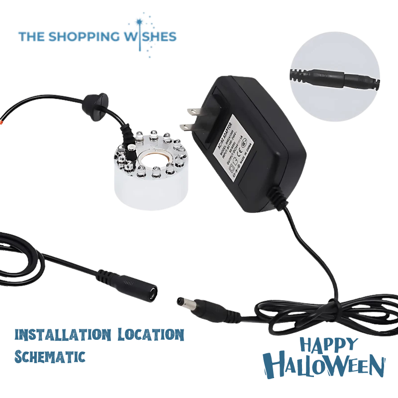 Halloween Mist Maker Light Fogger