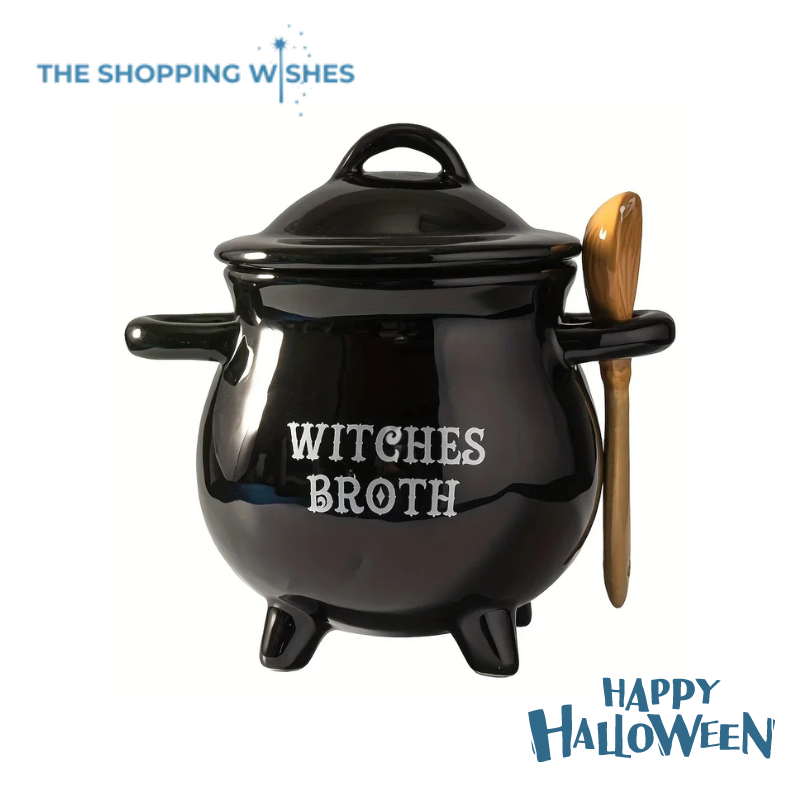 Halloween Witches Ceramic Stockpot Set