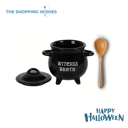 Halloween Witches Ceramic Stockpot Set