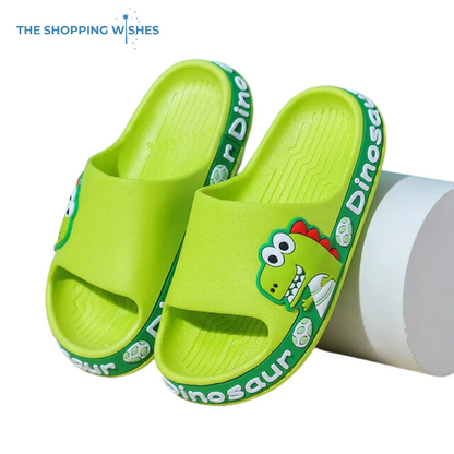 Cartoon Dinosaur Summer Children Slippers