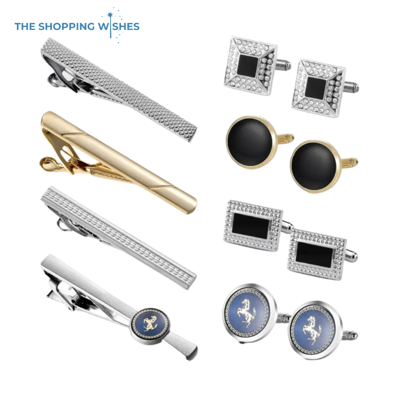 Cufflinks 4 Sets For Men