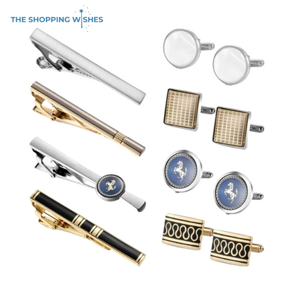 Cufflinks 4 Sets For Men