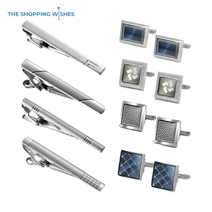 Cufflinks 4 Sets For Men