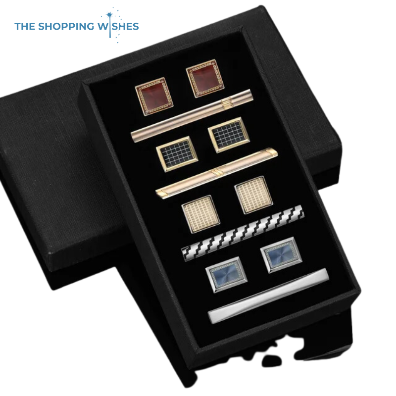 Cufflinks 4 Sets For Men