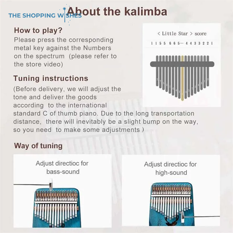 Kalimba Thumb Piano 17 Keys