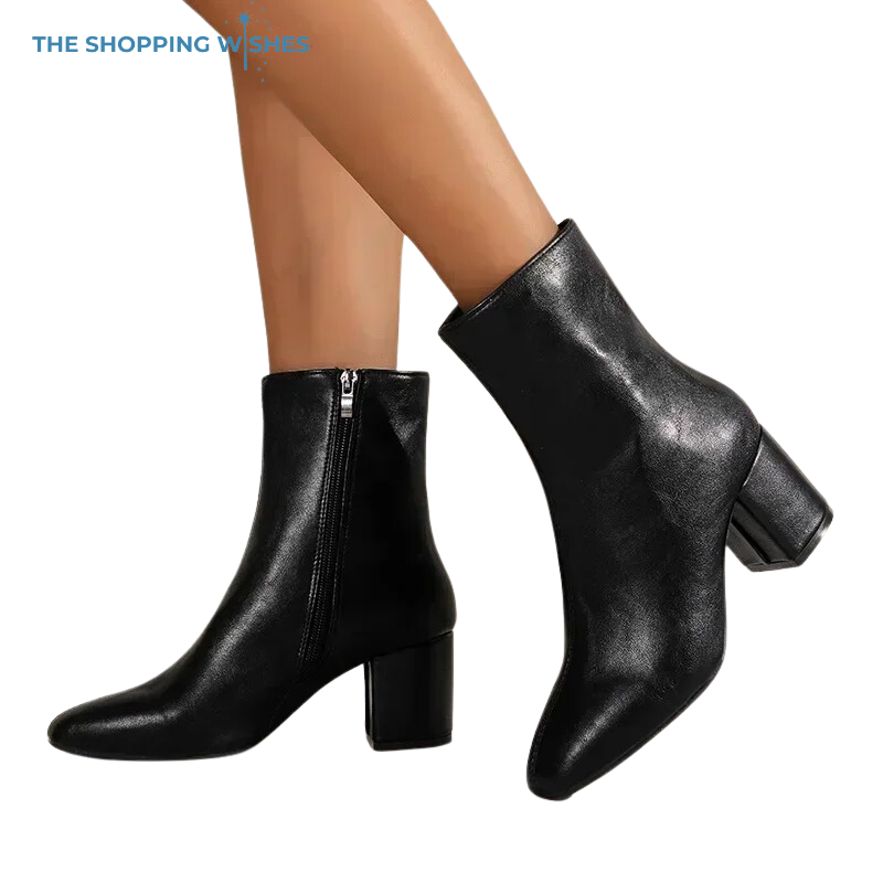 Side Zipper Boots for Women