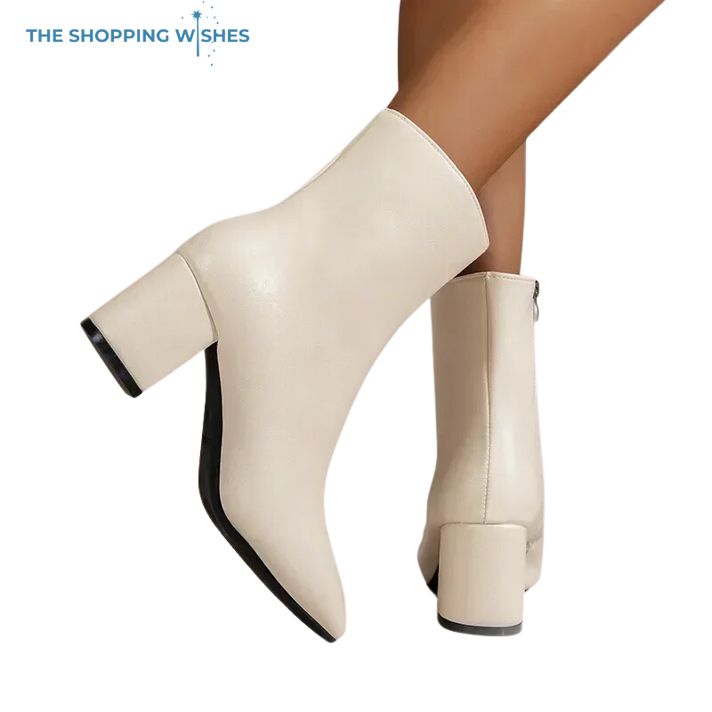 Side Zipper Boots for Women