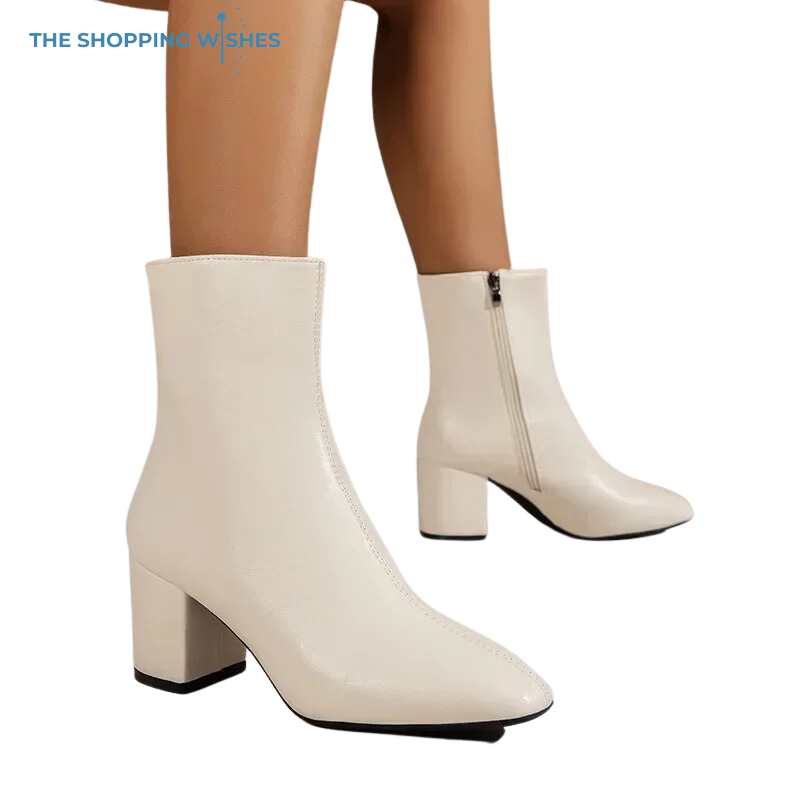 Side Zipper Boots for Women