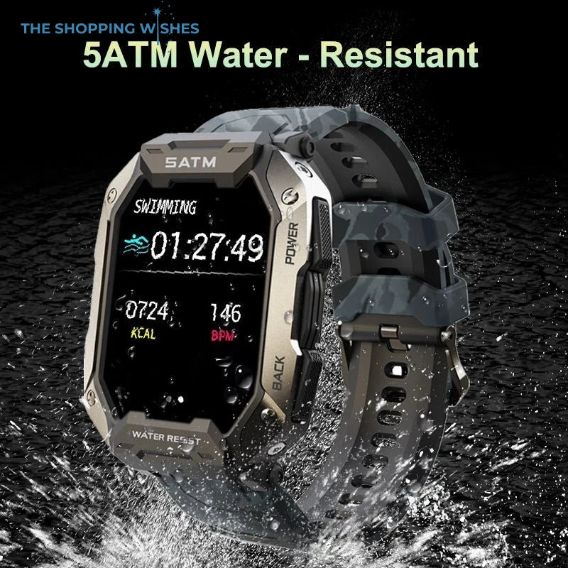 Smart Watch 5ATM Waterproof