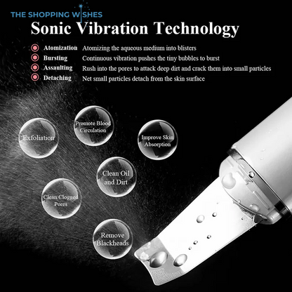 Ultrasonic Skin Scrubber Face Spatula